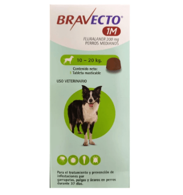 BRAVECTO  10 - 20KG 1 MES