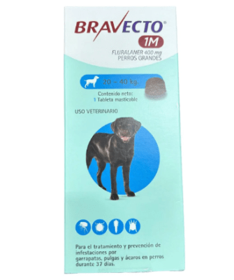 BRAVECTO 20 - 40KG 1 MES1