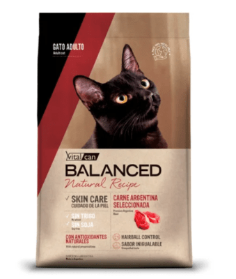 BALANCED NATURAL RECIPE CARNE ARGENTINA SELECC GATO ADULTO 7.5KG