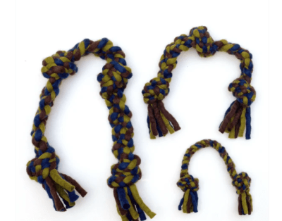 CUERDA ANUDADA AZUL/VERDE LARGE