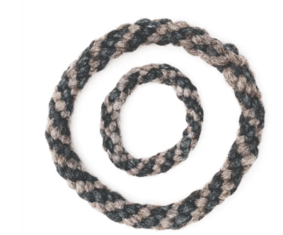 ARO DE CUERDA NATURAL/GRIS MEDIUM