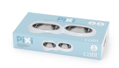 CATIT PIXI COMEDERO DOBLE BORDE BAJO1