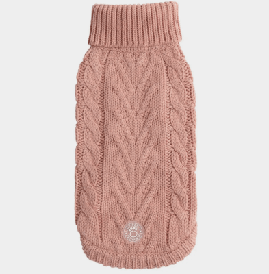 GF PET SWEATER CHALET  PINK XL