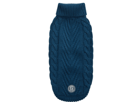 GF PET SWEATER CHALET DARK TEAL XS