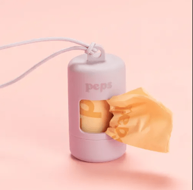 PEPS PORTA BOLSAS PURPLE CON 10 BOLSAS SANITARIAS1