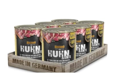PACK 6X POLLO CON PATO MIJO Y ZANAHORIAS 800g