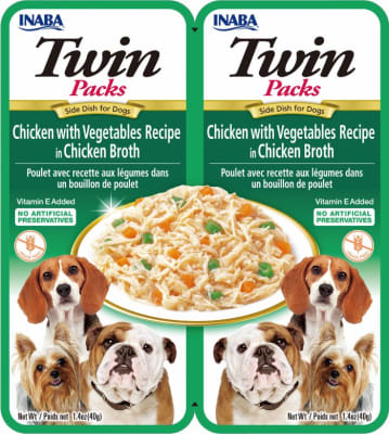 TWINS PACKS CHICKEN WITH VEGETABLES RECIPE FOR DOGS