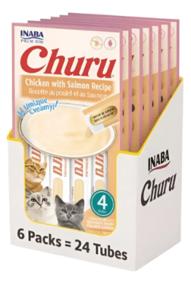 CAJA 6 UNI IB CHURU CHICKEN WITH SALMON RECIPE 56GR1
