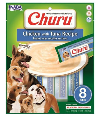 IB DOG CHURU CHICKEN WITH ATUN RECIPE, 8 TUBES