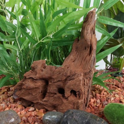 DECORACION FORMA TRONCO MADERA 15 CM