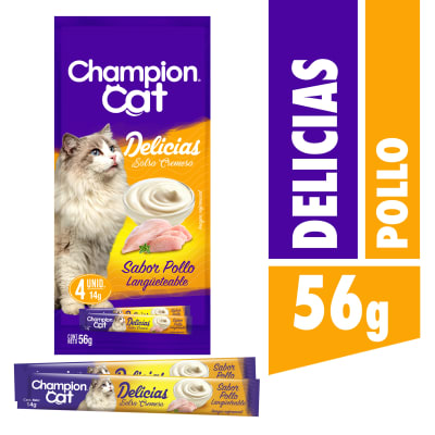 CHAMPION CAT DELICIAS POLLO 56GR