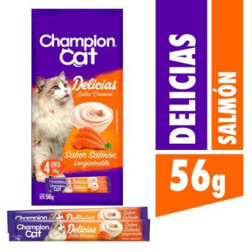 CHAMPION CAT DELICIAS SALMON 56GR1