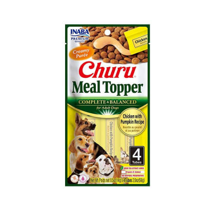 CHURU DOG MEAL TOPPER POLLO Y CALABAZA