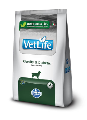 VET LIFE CANINE OBESITY DIABETIC 2KG