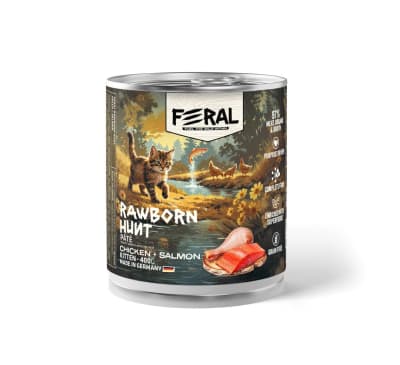 FERAL ALIMENTO HUMEDO GATITO POLLO Y SALMÓN 400GR