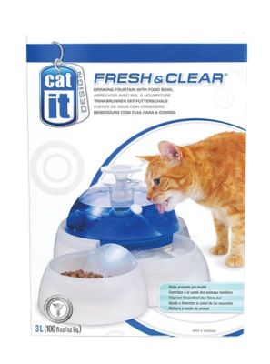 FUENTE BEBEDERA PARA GATO DELUX,C/PLATO1