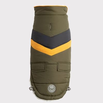 GFPET CHAQUETA ALPINE PUFFER DARK KHAKI1