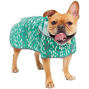 GFPET PONCHO LLUVIA DISEÑO VERDE