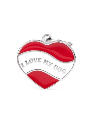 HEART I LOVE MY DOG