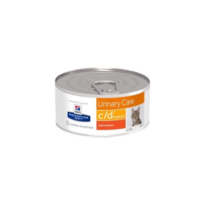 HILLS FELINO LATA URINARIO C/D MULTICARE CHICKEN 156GR