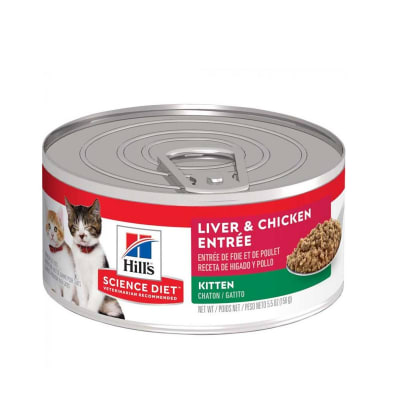 HILLS FELINO LATA KITTEN LIVER Y CHICKEN 156GR