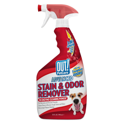 OUT! ADVANCED REMOVEDOR DE MANCHAS Y OLORES 32 OZ