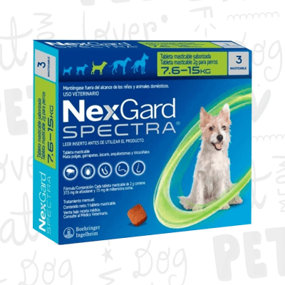 NEXGARD SPECTRA 7,6-15 KG X 3 COMP MAST1