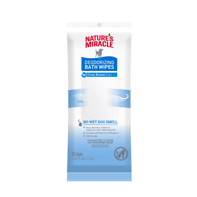 NM DEODORIZING BATH WIPES - FRESH & CLEAN, 25 UN1