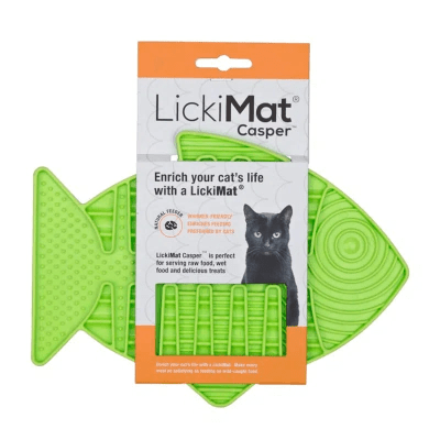 LICKIMAT CASPER GREEN FOR CAT
