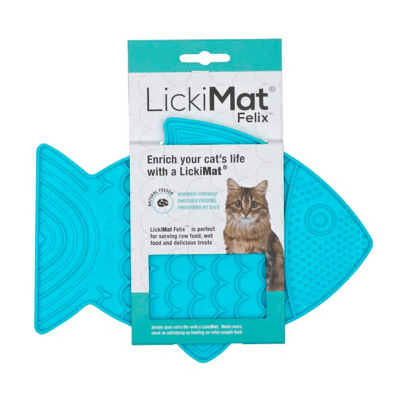 LICKIMAT FELIX TURQUOISE FOR CAT1