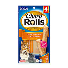 CHURU ROLLS CAT CHICKEN X 4UNI1