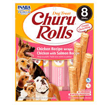 CHURU ROLLS DOG SALMON X 8UNI