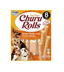 CHURU ROLLS DOG CHICKEN X 8UNI1