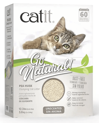 CATIT GO NATURAL ARENA BIODEGRABLE SIN AROMA 5.6KG