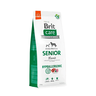 BRIT CARE DOG HYPOALLERGENIC SENIOR CORDERO 12KG