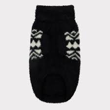 GF PET SWEATER FUZZY  BLACK L