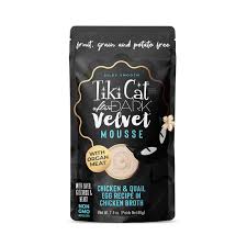 TIKI CAT AFTER DARK VELVET MOUSSE CHICKEN Y DUCK, 80 GR