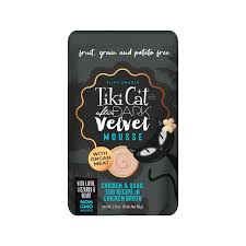 TIKI CAT AFTER DARK VELVET MOUSSE CHICKEN Y QUAIL EGG, 80 GR