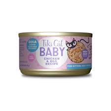 TIKI CAT BABY WHOLE FOODS CHICKEN Y EGG WET FOOD, 70 GR
