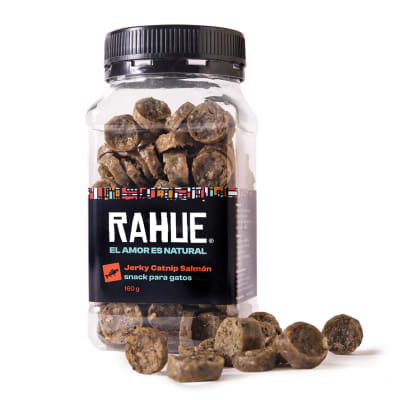 RAHUE JERKY CATNIP SALMÓN 160 GR