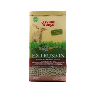 ALIMENTO EXTRUIDO PARA CONEJO - LIVING WORLD