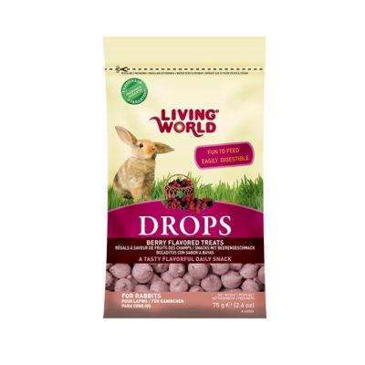 L.W. GOLOSINA CONEJO DROPS FRUTOS ROJOS 75GR