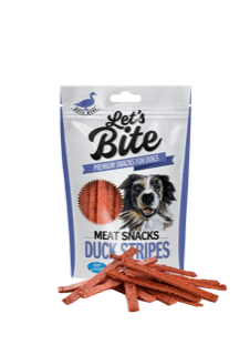 LET'S BITE MEAT SNACKS DUCK STRIPES