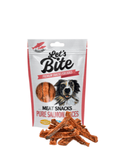 LET'S BITE MEAT SNACKS PURE SALMON SLICES