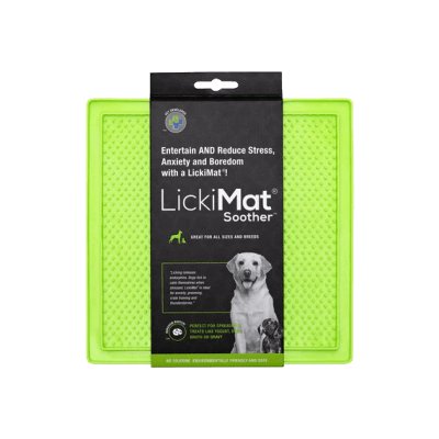 LICKIMAT SOOTHER GREEN FOR DOG1