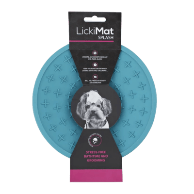 LICKIMAT SPLASH TURQUOISE FOR DOG1