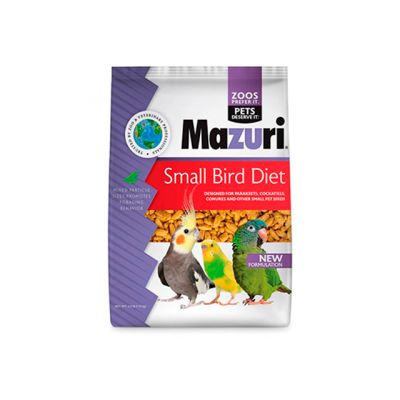 ALIMENTO PARA AVES PEQUEÑAS - MAZURI SMALL BIRD DIET 1.1KG