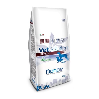 MONGE VET SOLUTIONS HEPATIC PERRO 12KG