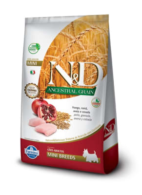 N&D ANCESTRAL CANINE FRANGO ADULT MINI 2,5KG