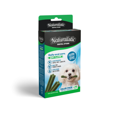 NATURALISTIC DENTAL STICK MINT FLAVOR, 15 UN, ALL BREEDS1